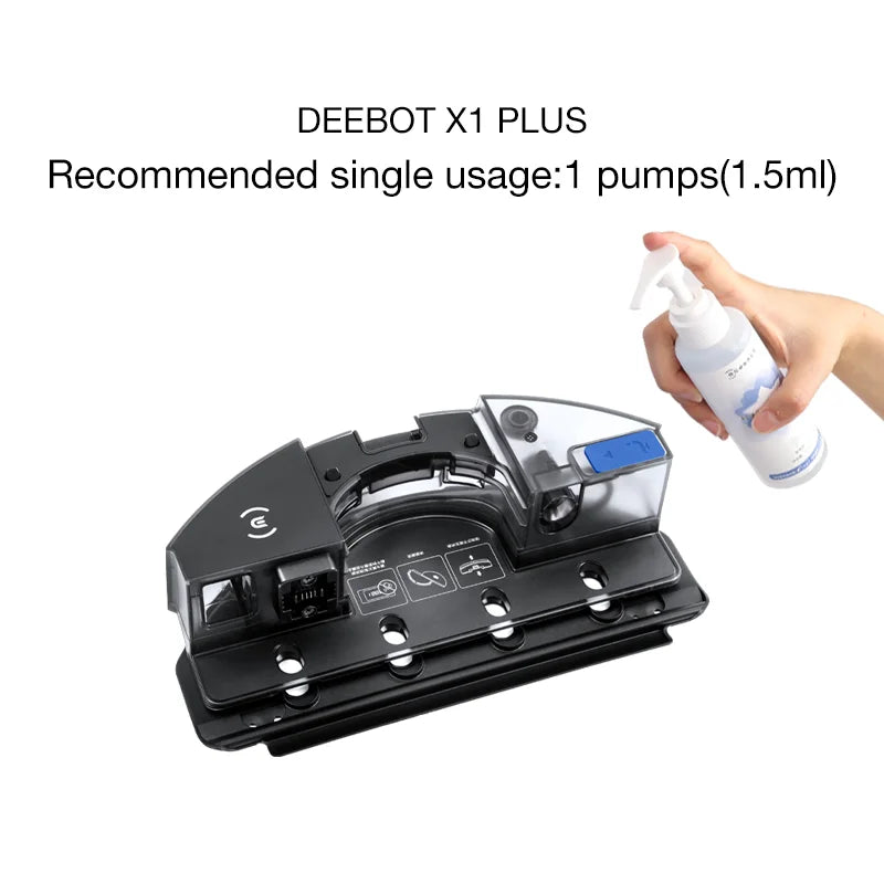 ECOVACS DEEBOT Cleaning Solution (110ml)-DEEBOT X2 OMNI/X1 OMNI/X1 TURBO/X1 PLUS/T10 PLUS/T20 OMNI/T30 OMNI