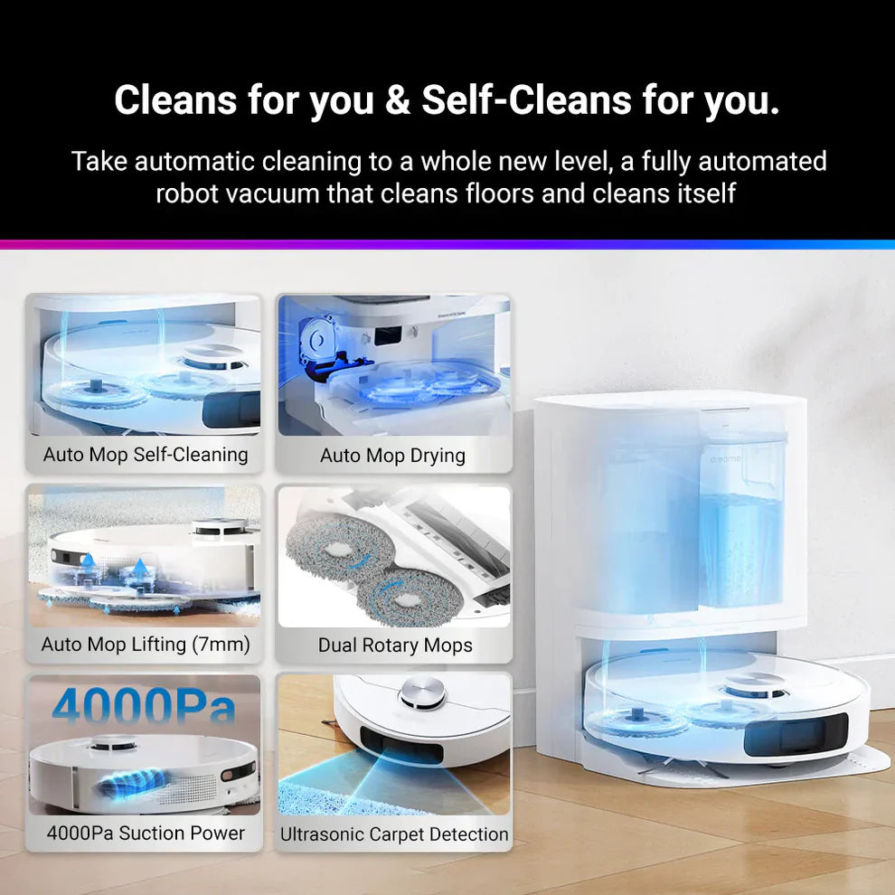 Dreame L10 Prime Self Cleaning Robot Vacuum and Mop Cleaner