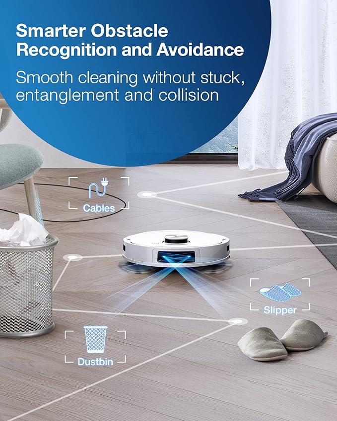 DEEBOT T9+ Robot Vacuum and Mop Combo with Auto-Empty Station